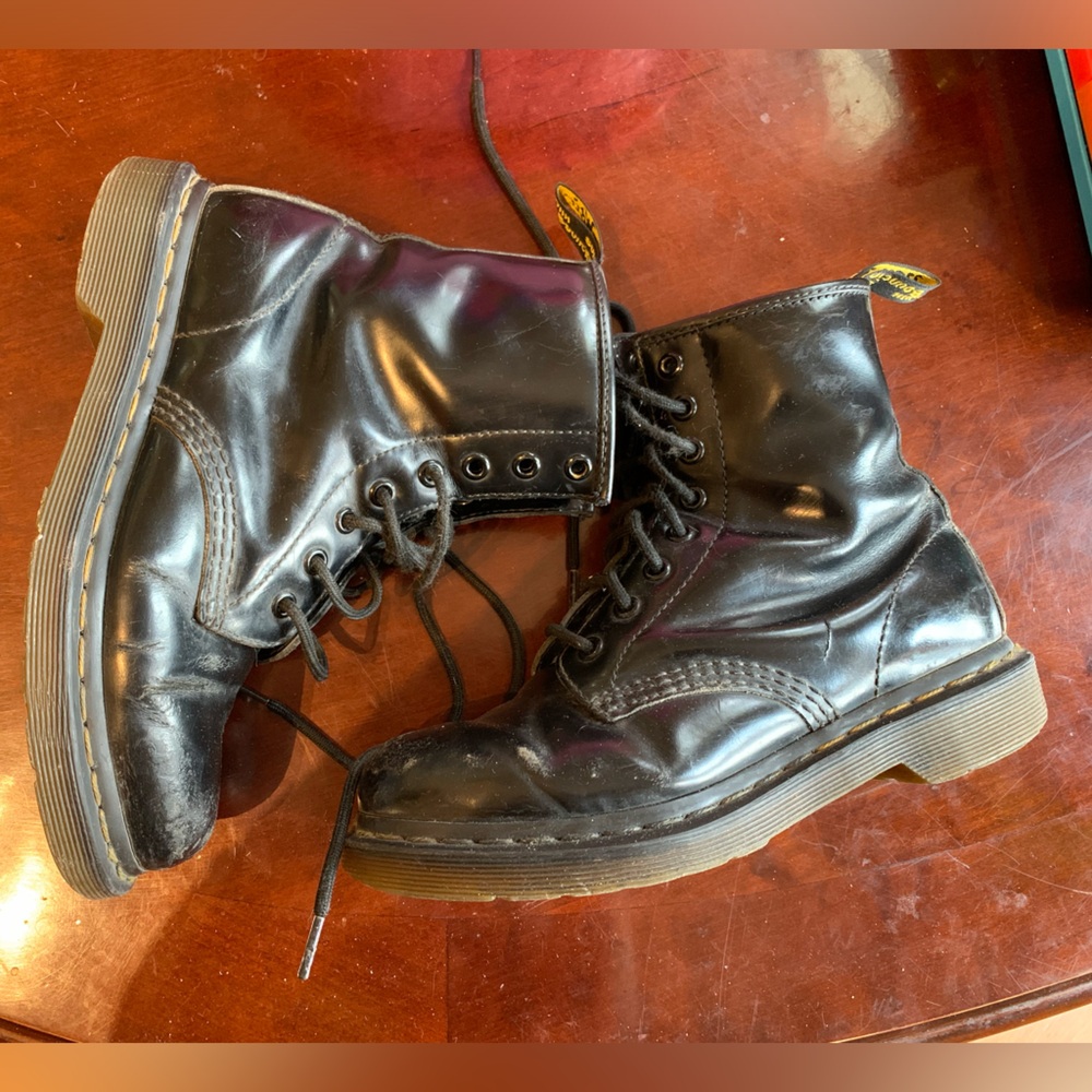 Dr Martens combat boots punk rock goth